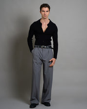 Cardigan a polo a coste limited edition