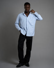 Camicia Con Colletto Bianco