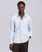 Camicia over rigata