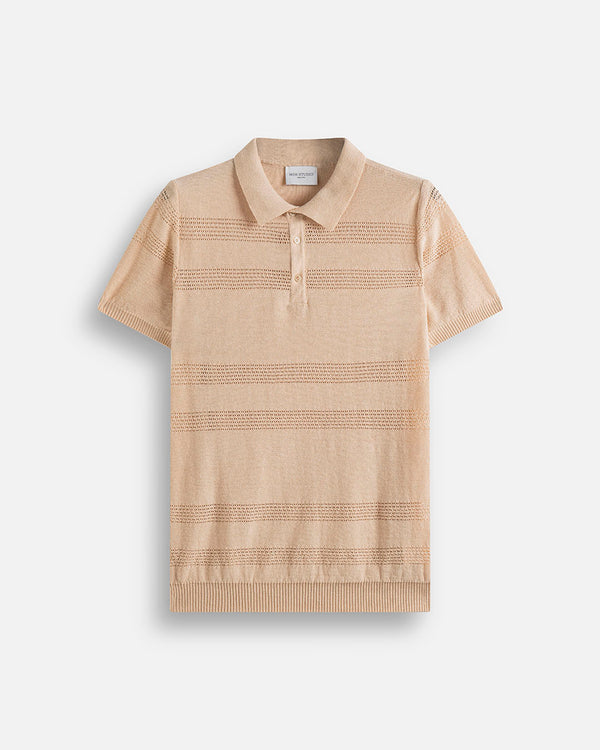 Polo in filo micro traforata