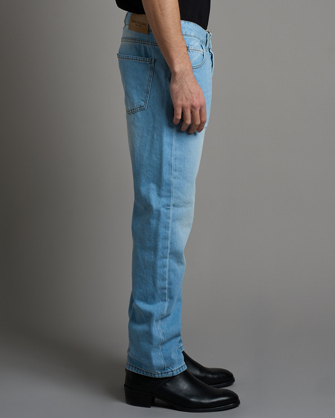 Jeans straight fit chiaro
