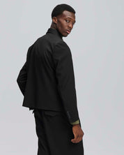 PRE ORDINE Giacca cropped doppiopetto nero