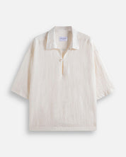 Camicia Polo misto lino