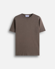 T-shirt girocollo in filo