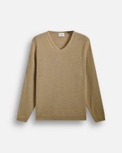 Maglia Scollo a V trama fiammata