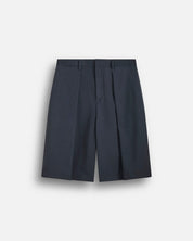 Bermuda con pieghe wide fit