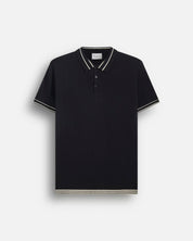 Polo classica in viscosa stretch