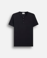 Maglia con collo a serafino