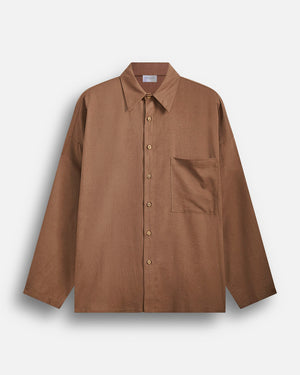 Camicia over in lino da coordinato