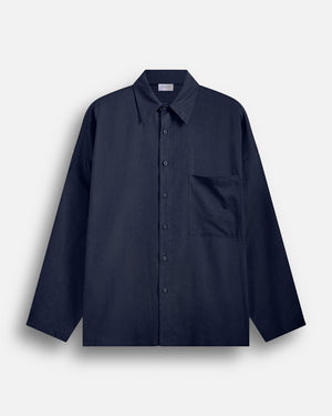 Camicia over in lino da coordinato