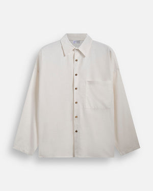 Camicia over in lino da coordinato