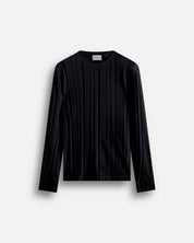 Maglia in cotone in filo fluttuante