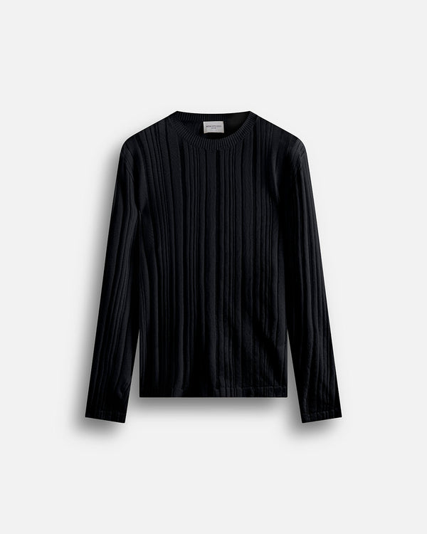 Maglia in cotone in filo fluttuante
