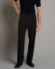 Pantalone Wide Fit Gessato