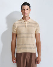 Polo in filo micro traforata