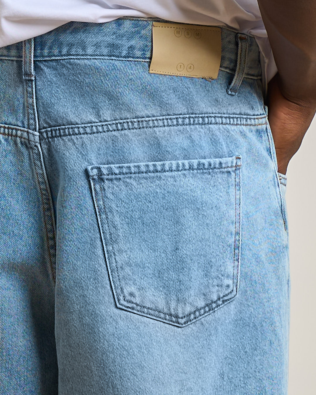 Bermuda Jeans Marmorizzato