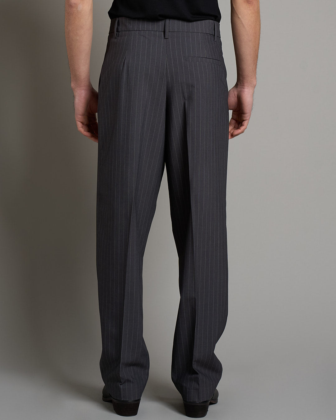 Pantalone Wide Fit Gessato