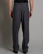 Pantalone Wide Fit Gessato