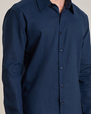 Camicia sartoriale in lino