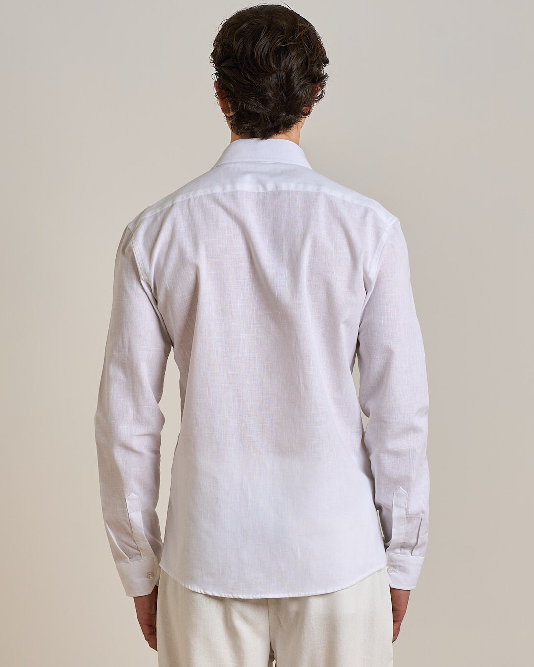Camicia sartoriale in lino