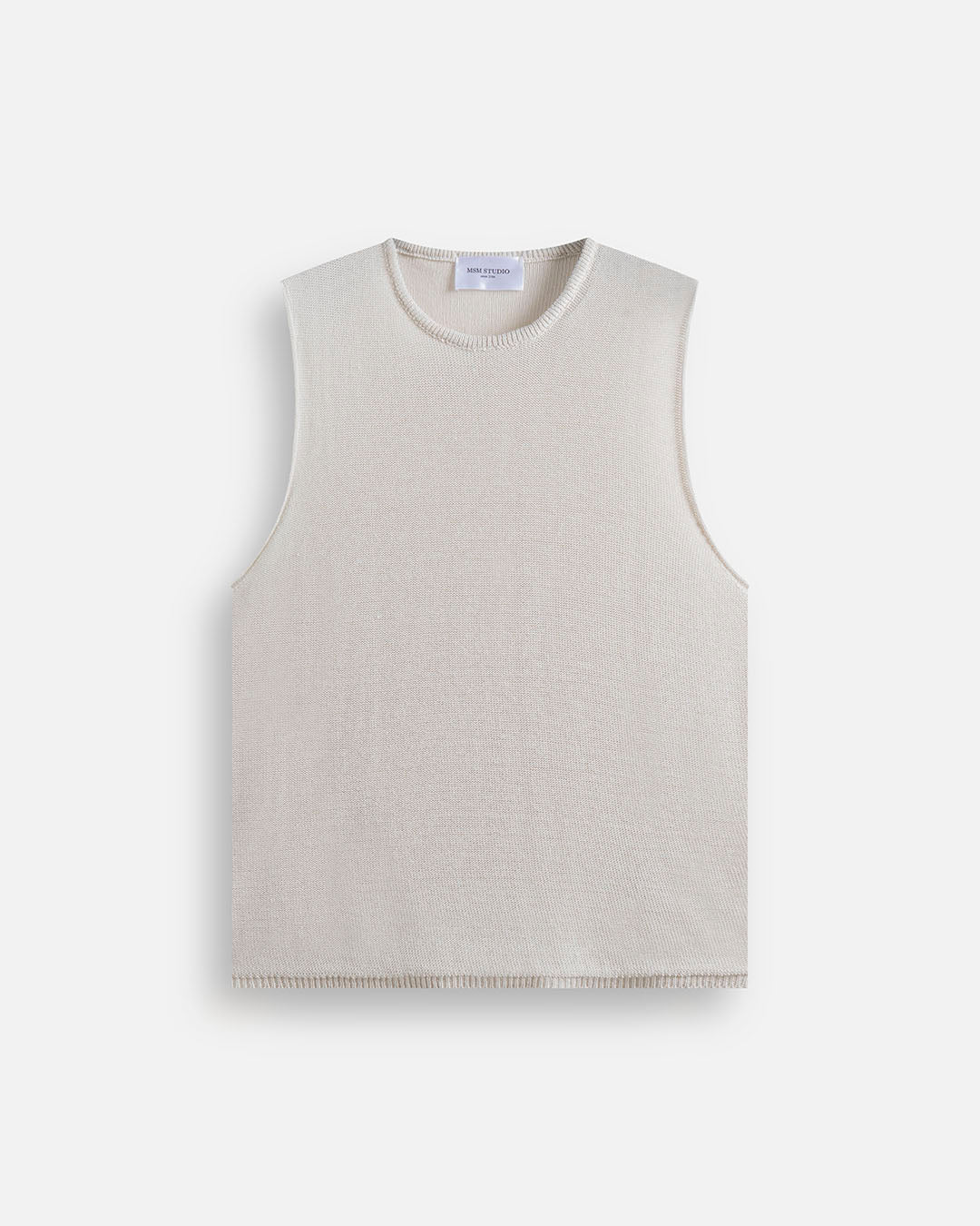 Canotta in maglia in cotone