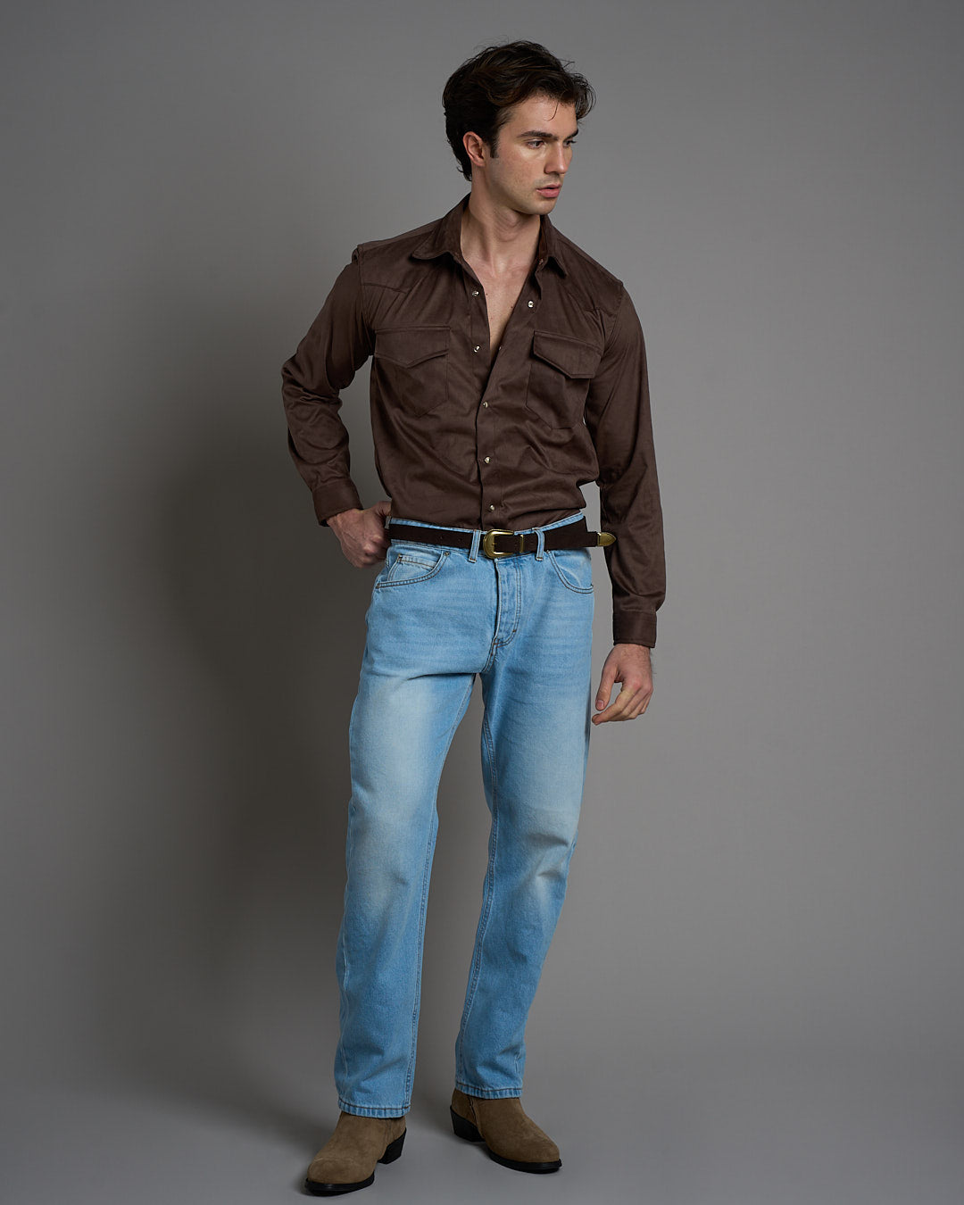 Camicia Suede