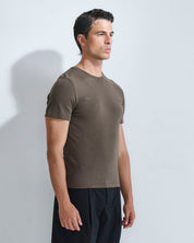 T-shirt girocollo in filo