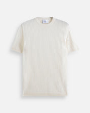 T-shirt a coste in filo