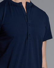 T-shirt Serafino Slim Fit