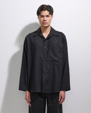 Camicia over in lino da coordinato