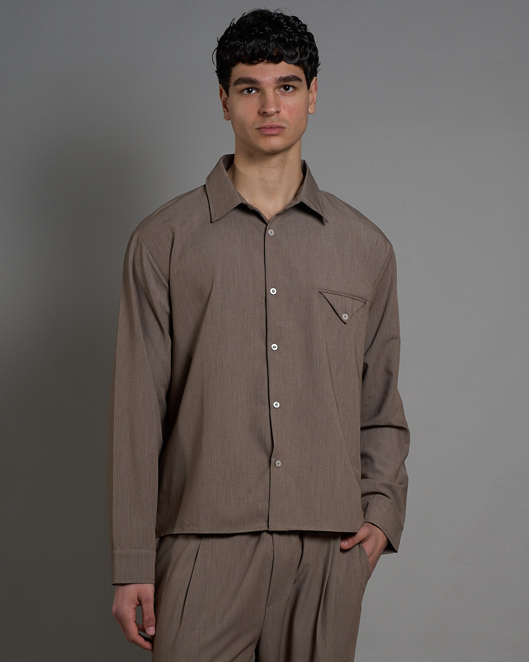 Camicia Cropped da coordinato