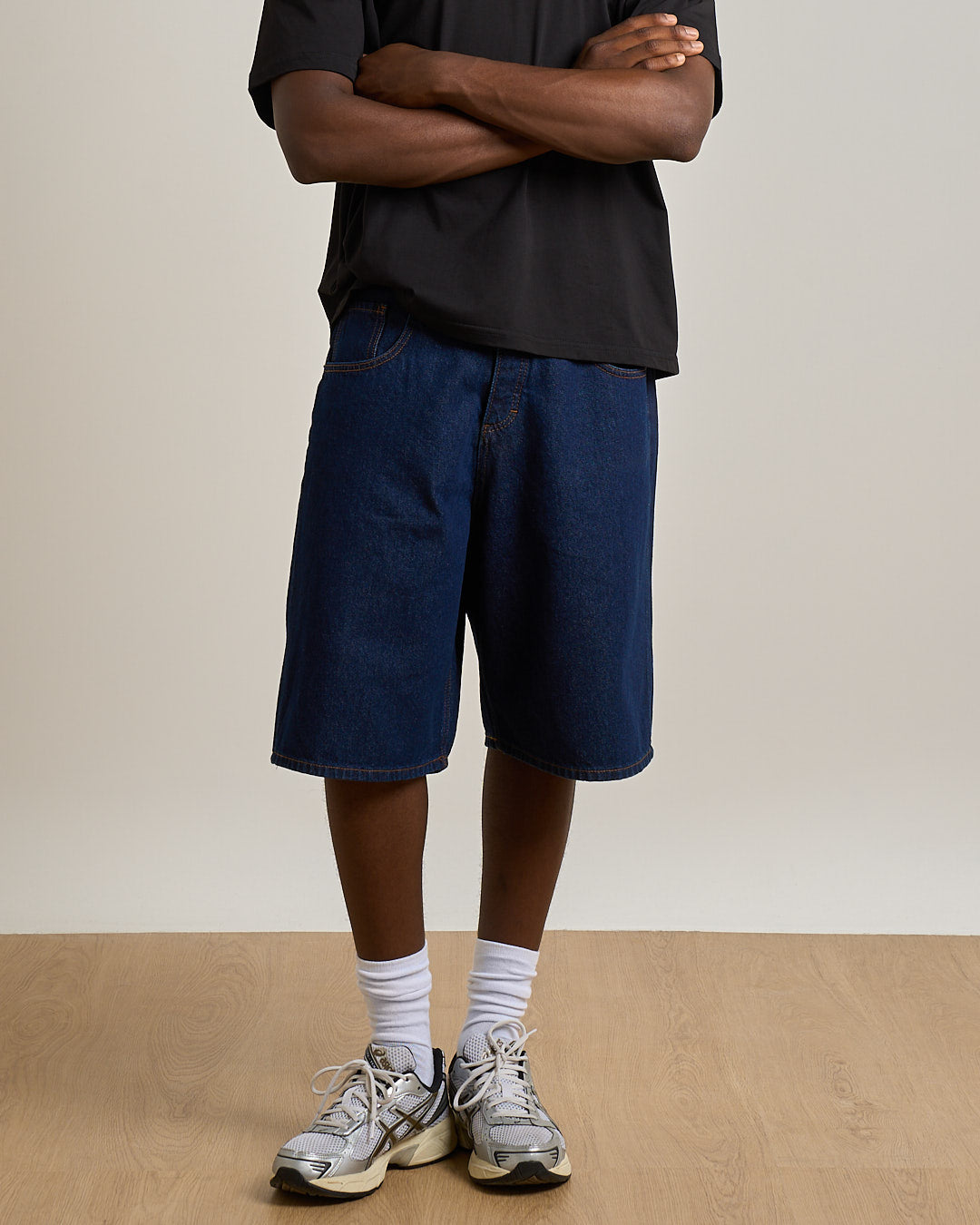 Bermuda Jeans Baggy Lavaggio zero