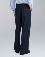 Pantalone wide leg strutturato