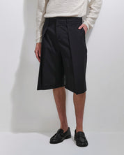 Bermuda con pieghe wide fit