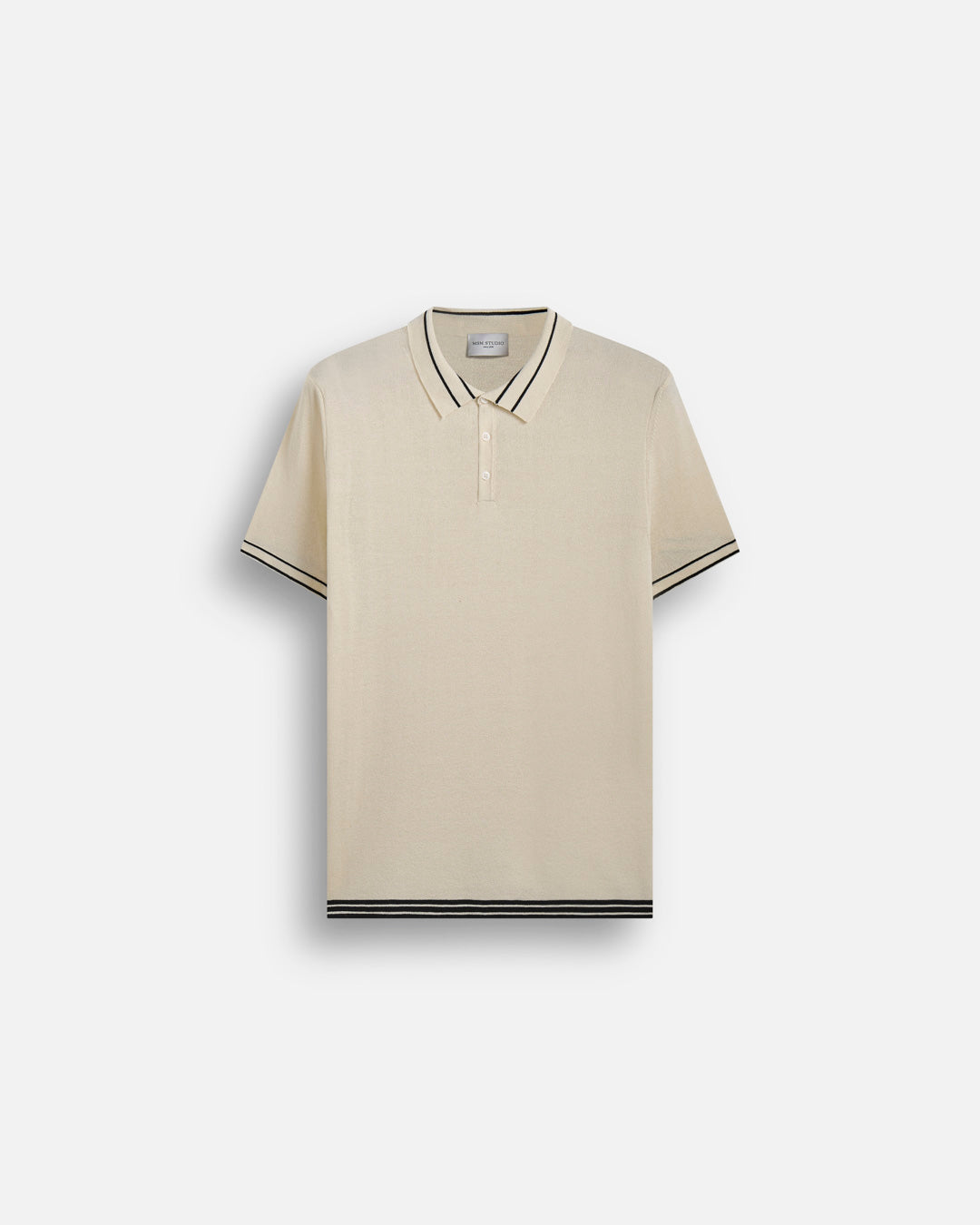 Polo classica in viscosa stretch