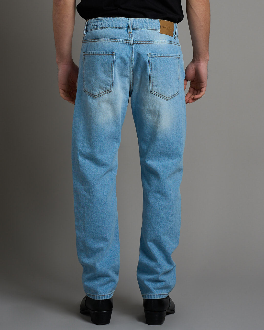 Jeans straight fit chiaro