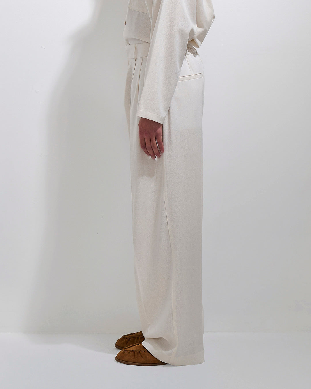 Pantalone da completo in lino limited edition