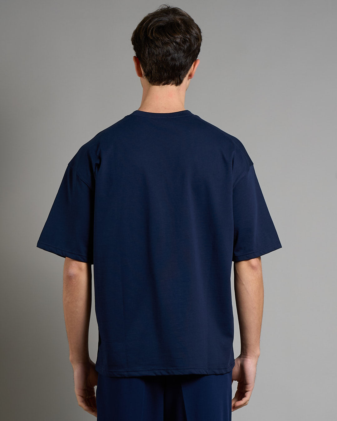 T-Shirt Msm Studio con ricamo in tinta