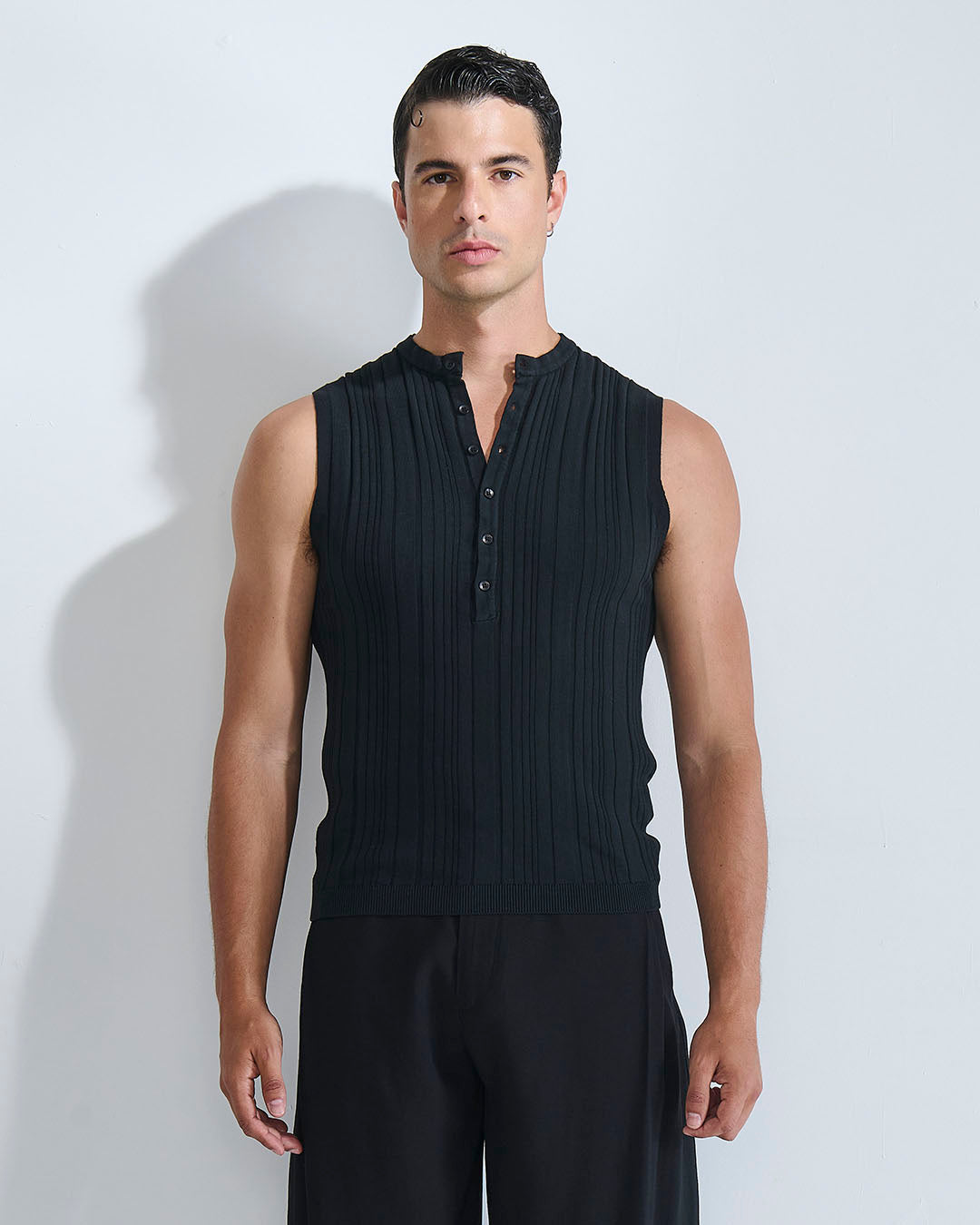 Gilet Serafino in filo fluttuante