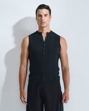 Gilet Serafino in filo fluttuante