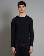T-Shirt Slim fit basic manica lunga