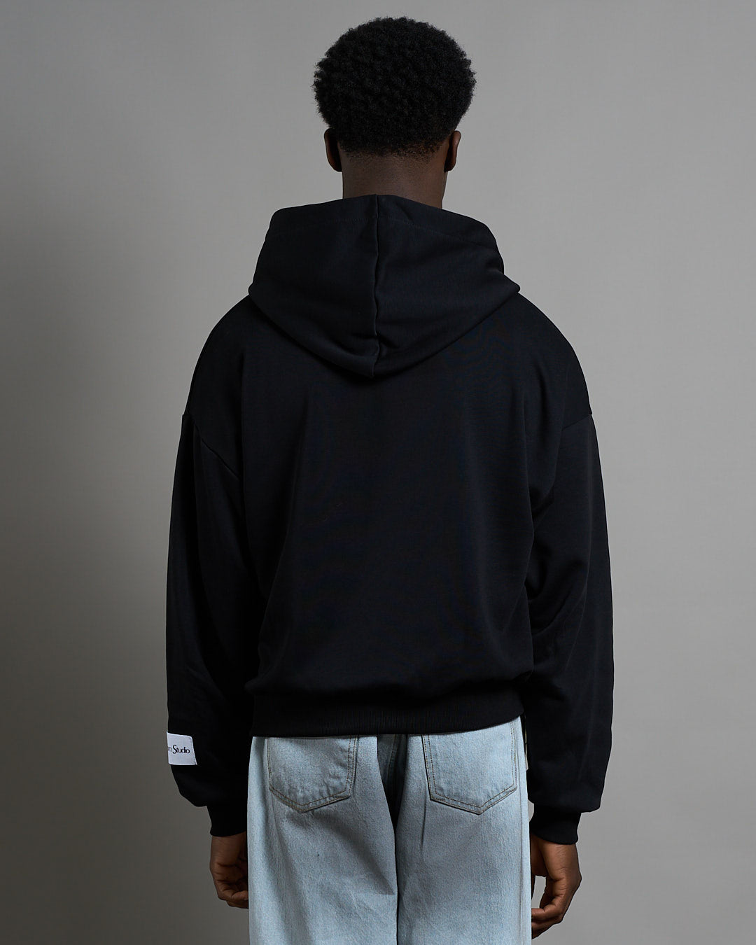 Felpa giacca a diagonale con zip