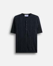 T-Shirt Serafino in filo fluttuante Limited Edition