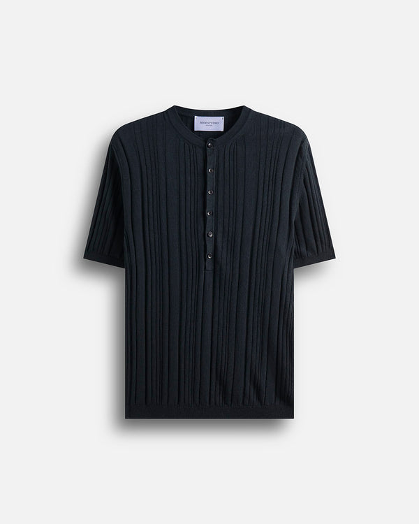 T-Shirt Serafino in filo fluttuante Limited Edition
