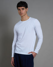 T-Shirt Slim fit basic manica lunga