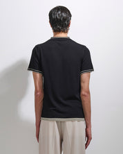Polo classica in viscosa stretch
