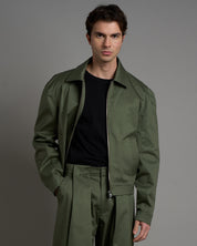 Giacca cropped fit in cotone