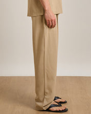Pantalaccio jogger gamba larga in lino