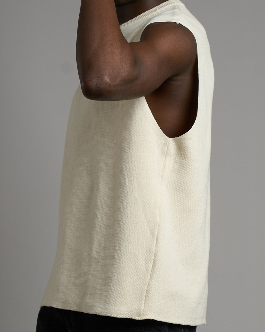 Gilet Relax Fit in cotone