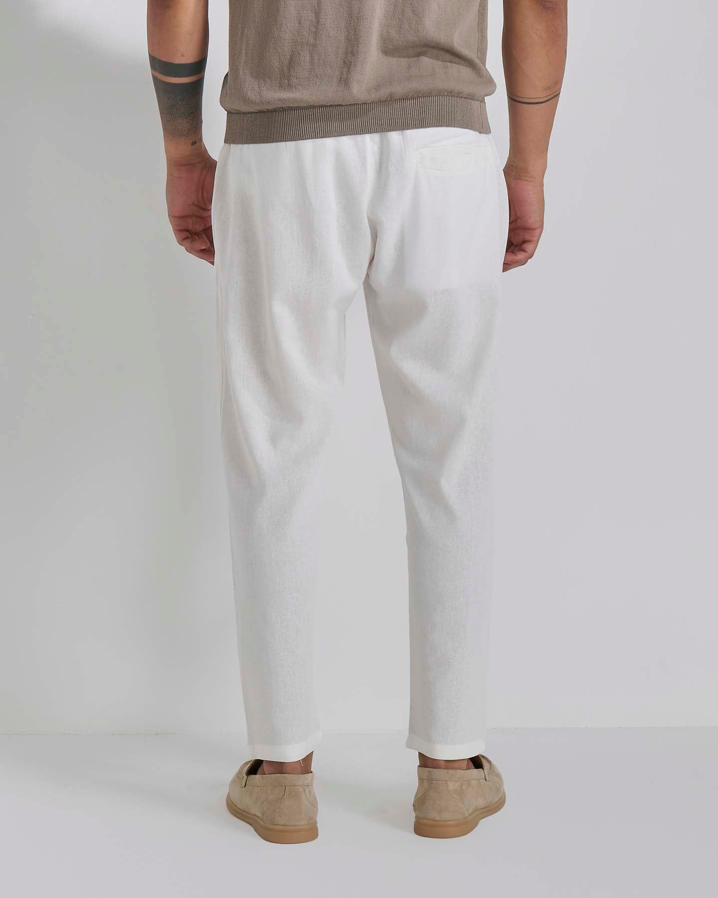 Pantalaccio Jogger In Lino